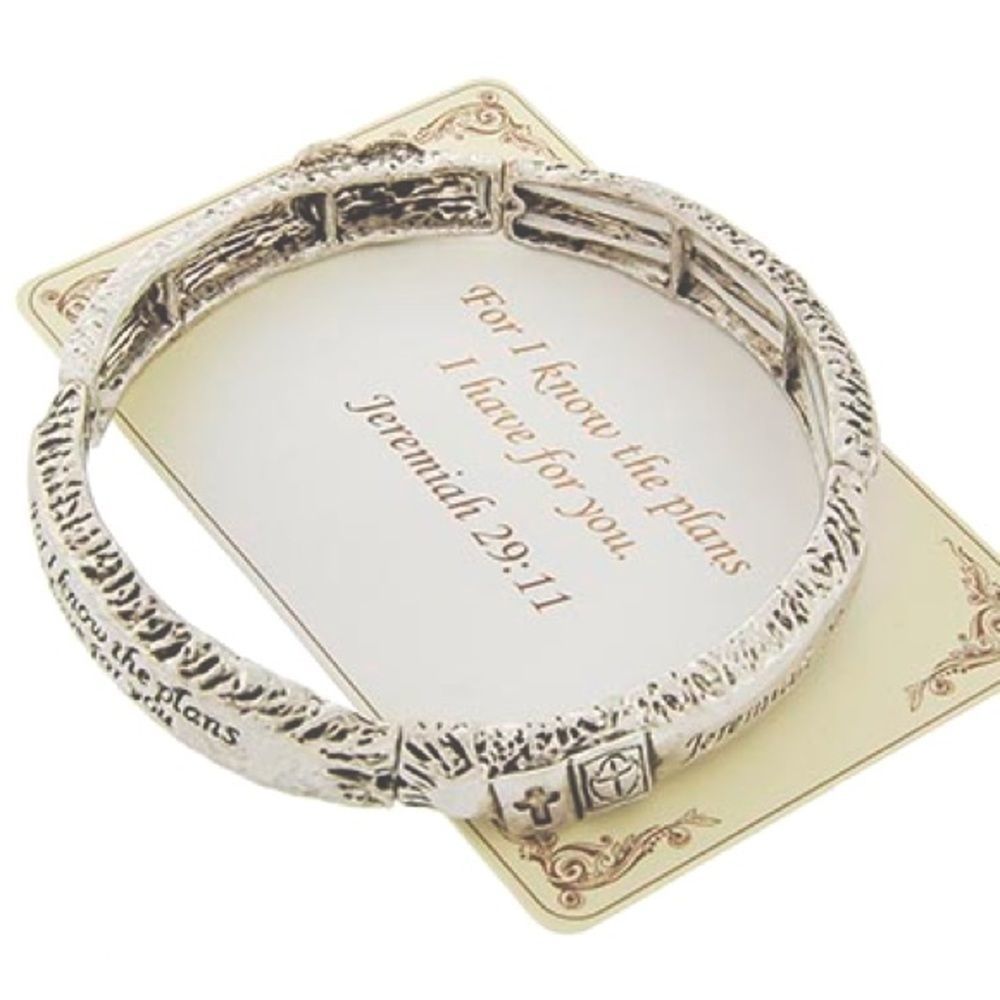 JEREMIAH 29:11 FAITH STRETCH BRACELET
